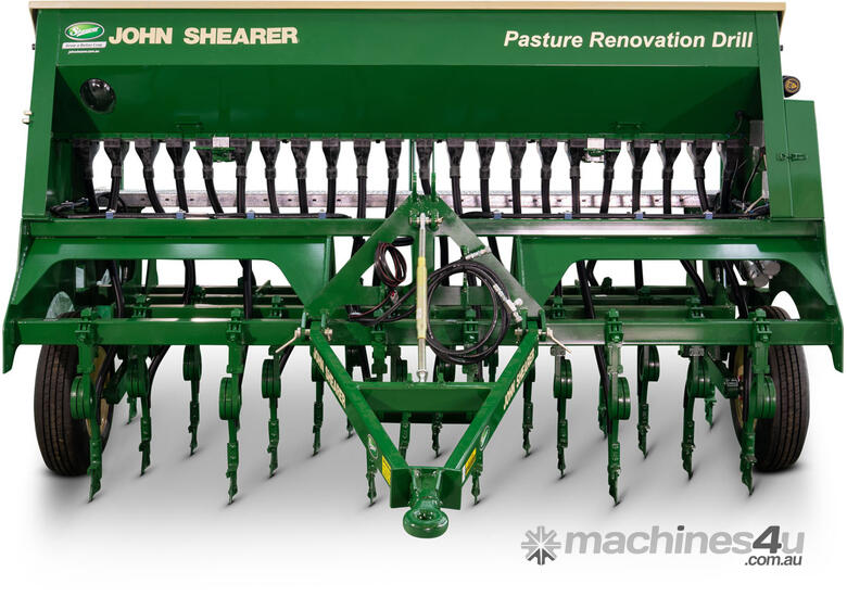 caption John Shearer Pasture Renovation Drill - Enhance Productivity on the Farm!