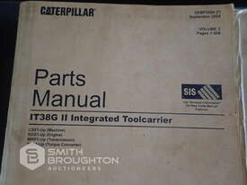 CATERPILLAR IT38G TOOL CARRIER PARTS, OPERATION & MAINTENANCE MANUALS - picture0' - Click to enlarge