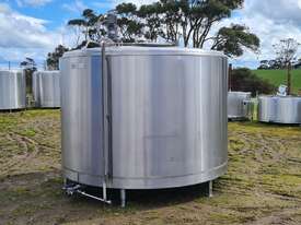 STAINLESS STEEL TANK, MILK VAT 7000lt - picture0' - Click to enlarge