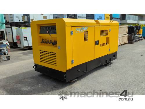 390 CFM Airman Skid Mounted Late Model Screw Compressor Low Hours for it age , 