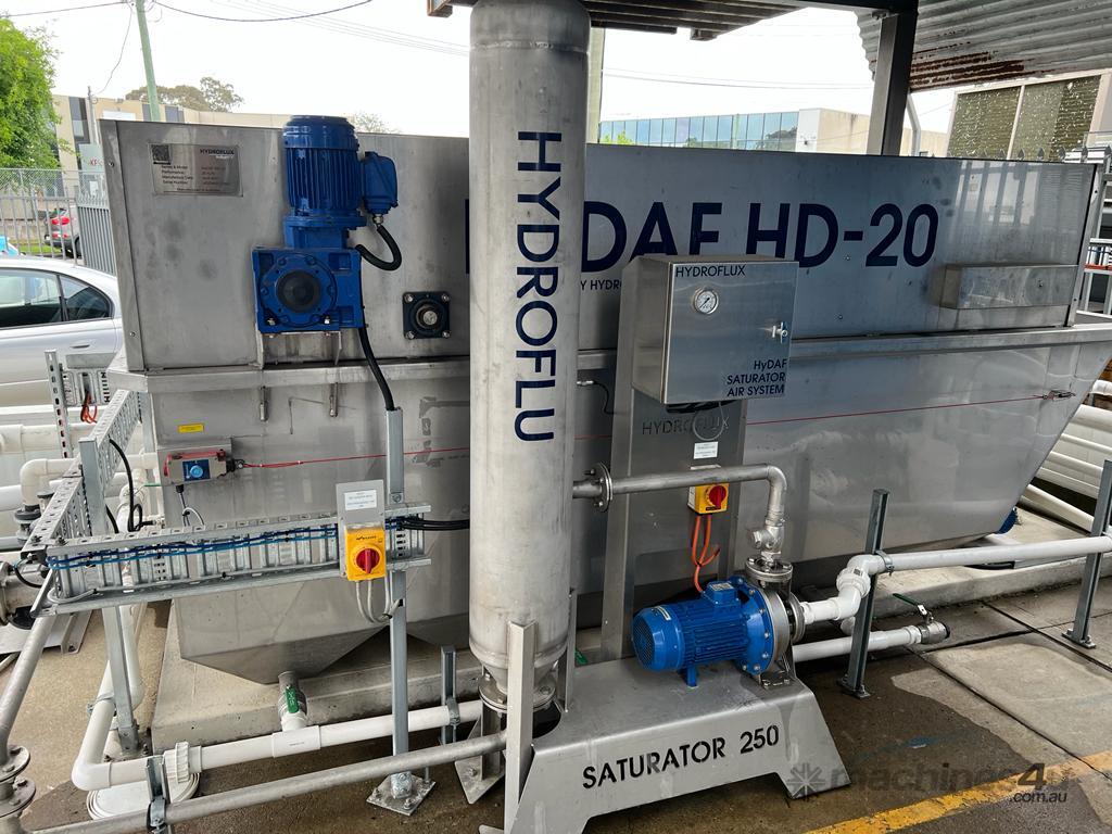 Used 2021 Hydroflux DAF Water Treatment Plant 20KL Hour Water Treatment