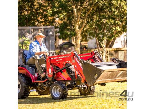 Mahindra eMax25 25 HP HST Tractor with Front End Loader and Versatile Linkage System