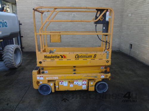 caption 2014 Haulotte Optimum 8.1 Electric Scissor (10YT Included)