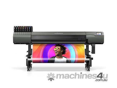 caption Roland LG UV Printer | Professional Print & Cut | True Rich Color & ECO-UV Inks