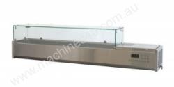 caption Inomak PPI1790 Pizza Prep Counter-Top With Glass