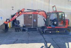 9.0 excavator with enclosed cab and air conditioning $79,990+GST or around $399 per week on finance