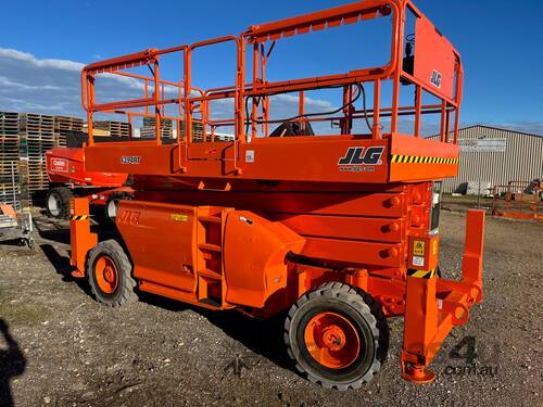 caption Used 4394RT Diesel Scissor Lift - OEM Re-certified
