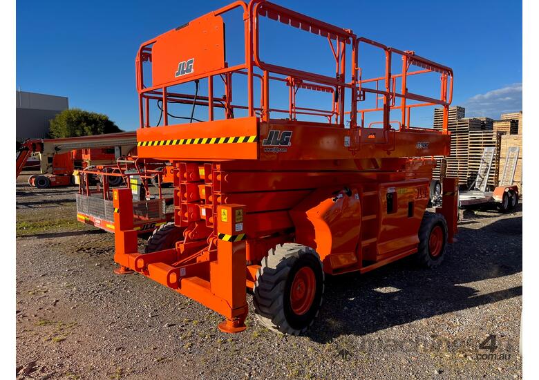 caption Used 4394RT Diesel Scissor Lift - OEM Re-certified