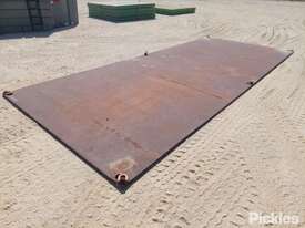 Bogger Plate Road Plate To Suit Crawler Crane, 6x Weld On Lifting Points, 25mm Steel Plate, Approx.  - picture0' - Click to enlarge