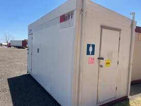 Toilet Block Male/female 4800x2500 Budget Portable. Male 3x toilets, 1x urinal, 3x hand basin. Femal - picture1' - Click to enlarge