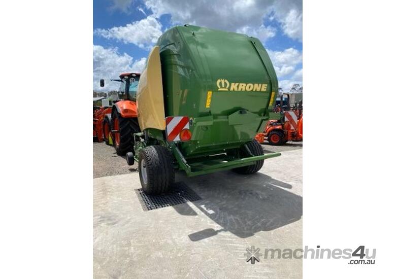 caption Ex-Demo Krone Round Hay Baler – Ideal for Efficient Hay Baling!