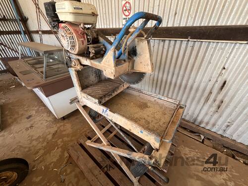 Petrol Brick Saw with Stand