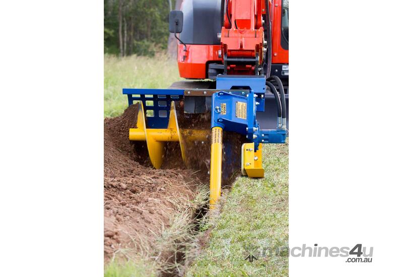 AUGER TORQUE XHD 900 Trencher for Excavator, High Flow Skid Steer Loader & Backhoe