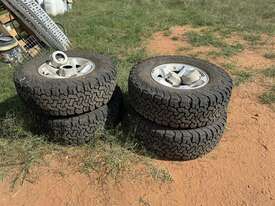 LANDCRUISER GXL TYRES + RIMS  - picture1' - Click to enlarge
