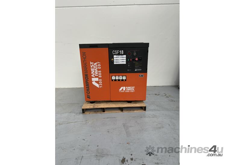 caption Champion Air Compressor - CSF18, 18kW, Quiet Operation with Acoustic Foaming