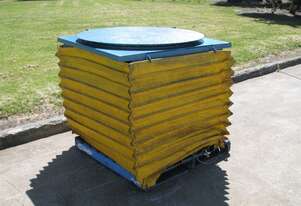 Heavy Duty Scissor Lift Table with Turntable - 1200 x 1200mm
