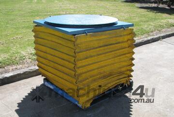 Heavy Duty Scissor Lift Table with Turntable - 1200 x 1200mm