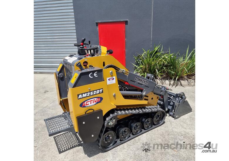 Commando AM252DT Mini Skid Steer Loader | 25HP Kubota Diesel Engine Single Joystick Control
