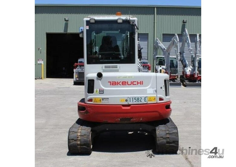 caption Takeuchi TB257FR Tracked Excavator 5.7T With Bucket Attachments!