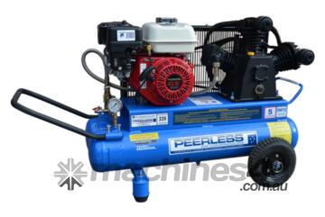 PEERLESS PHP15 Truckies Series Belt Drive Twin Tank Petrol Air Compressor