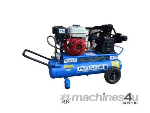 PEERLESS PHP15 Truckies Series Belt Drive Twin Tank Petrol Air Compressor