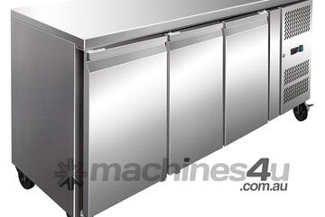 FE3100BT S/S Three Door Bench Freezer 386L