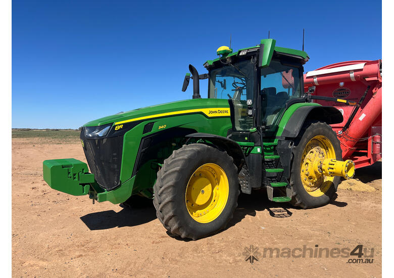 caption John Deere 8R 340 FWA/4WD Tractor