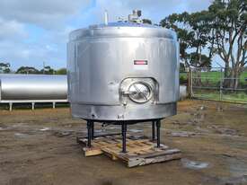 MILK VAT | 7,000L | Insulated & Agitated with Side Entry Manway - picture0' - Click to enlarge