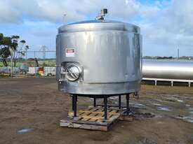 MILK VAT | 7,000L | Insulated & Agitated with Side Entry Manway - picture1' - Click to enlarge