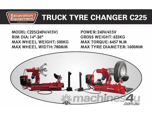 Truck Tyre Changer - 415v