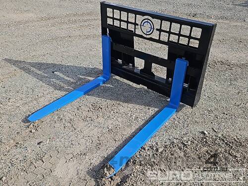 caption Unused Forks to suit Skidsteer Loader