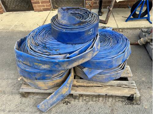 caption QTY OF 3 INCH LAYFLAT HOSE