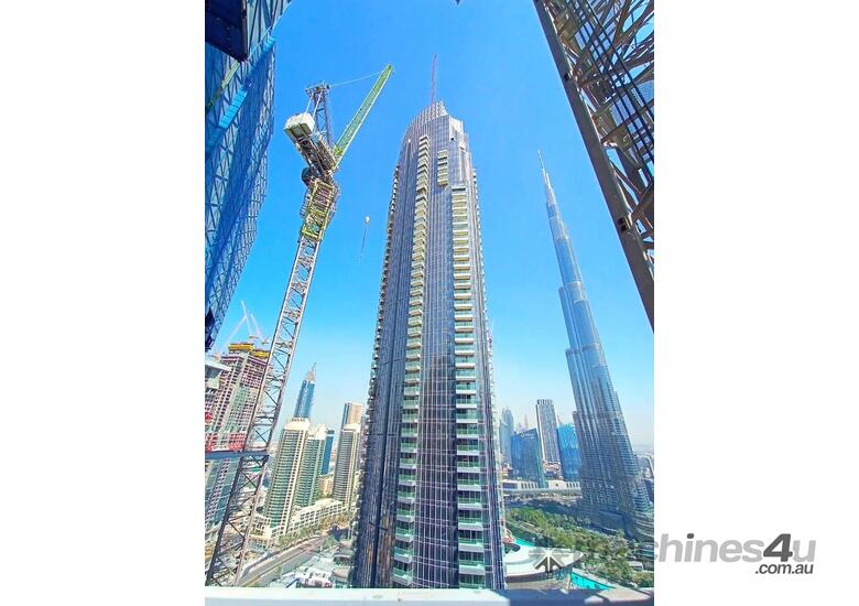 caption 2025 Zoomlion L250-18H External Climbing Luffing Tower Crane