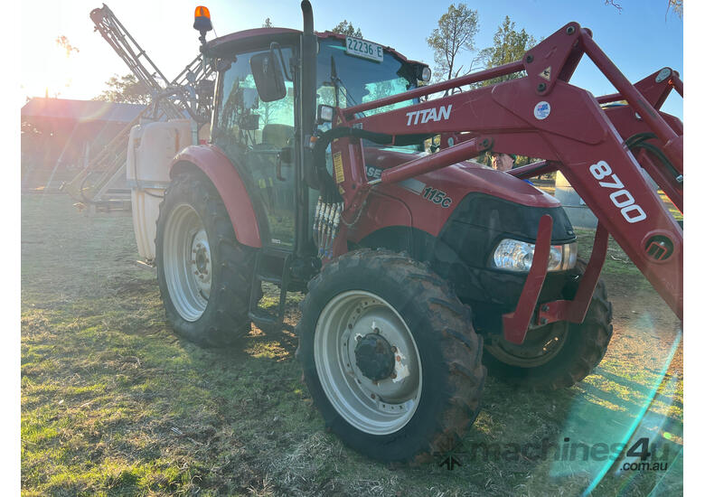 caption CASE IH Farmall 115C FWA/4WD Tractor
