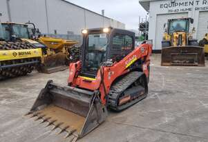2023 KUBOTA SVL75-2 TRACK LOADERR (T611) WITH HI-FLOW, WIDE TRACKS, CIVIL SPEC, 4 IN 1 AND 877 HOURS