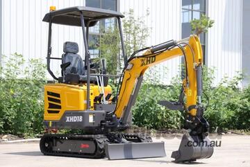 MINI EXCAVATOR 1.8 TON RATED KUBOTA ENGINE 10.2KW XHD 1.8
