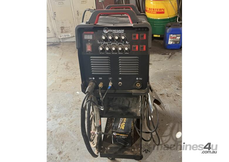 caption Renegade Industrial TIG Welder with Foot Pedal