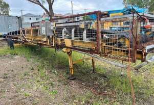 AS Conveyors 750mm x 13m stacker conveyor with chevron belt