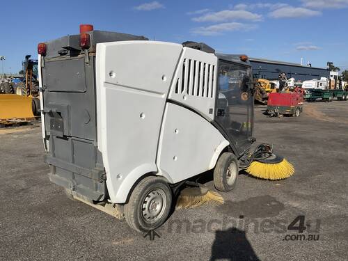 caption Kubota Mini Road Sweeper