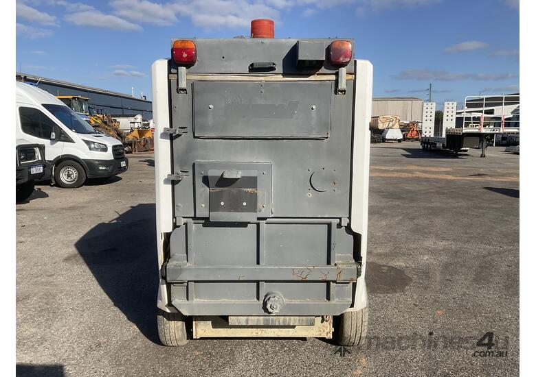 caption Kubota Mini Road Sweeper