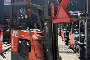 2014 1.8t Raymond Container Entry Stand Up Counter Balance Electric Forklift