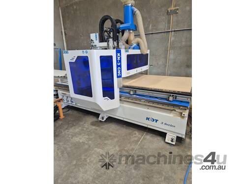Used KDT KN3408D CNC Router 2400x1200mm with Auto Load and Unload. Location Melbourne