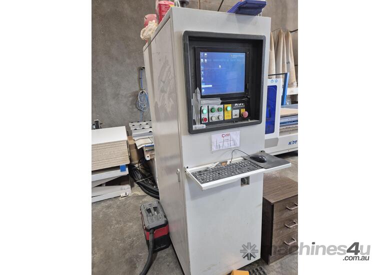 Used KDT KN3408D CNC Router 2400x1200mm with Auto Load and Unload. Location Melbourne