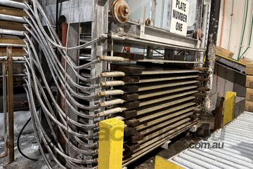 Plate Freezers 2.1m wide x 1.6m deep 15 plates