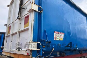 2002 Moore Roadtrain Tri Axle Bulk Scrap Tipper A+B Trailer Combination