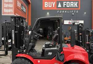 Hangcha 4WD Diesel Forklift 4.5m Container Mast, Brand New