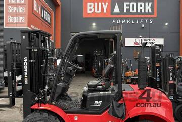 Hangcha 4WD Diesel Forklift 4.5m Container Mast, Brand New