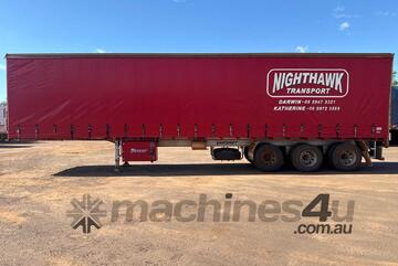 2019 Vawdrey VB S3 Tri Axle Flat Top Curtainsider B Trailer