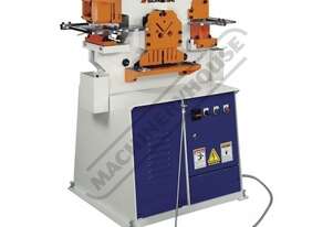 IW-45K Hydraulic Punch & Shear - 45 Tonne Single Hydraulic Cylinder System Includes Auto Touch & Cut