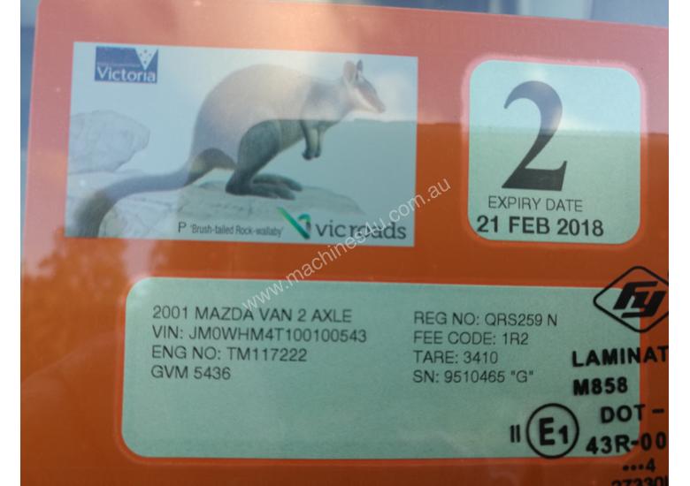 caption Truck for sale Mazda T 4600 Delivery box